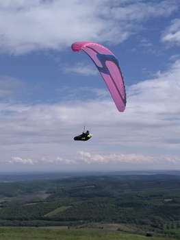 SKY Paragliders Apollo L 85-108kg Zellenpacken S listovacím obalem TÜV gültig Nicht durchnässt