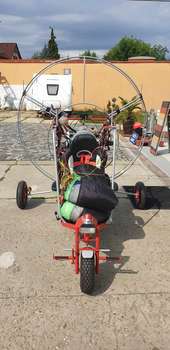 Domowej roboty Tříkolka s motorem rotax 462 Używane Ze spadochronem zapasowym Baterie KT ważna