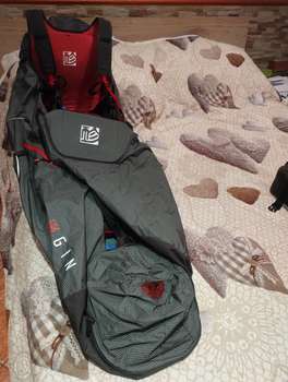 Gin Genie X-Lite L New Reserve from below Fairing (cocoon) Carbines Lightened Foam protector