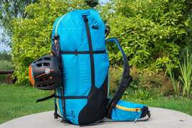 SKY CRUX XL Used Reserve on the abdomen Carbines inflatable protector Lightened With bag Speed