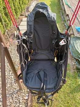 El Speedo (Dudek) Wanaka 2 Used Reserve from below Foam protector Carbines Trapeze - relaxbar