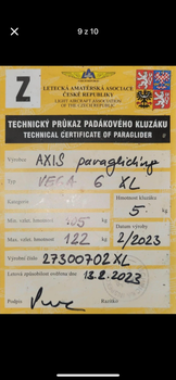 AXIS VEGA 6 L 105-125kg Nie kąpany Brak SIV Drzewa nie Listowany