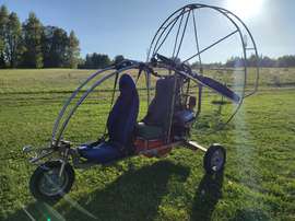 Homemade Paramotor trike BMW R1100 New TC valid Gas in left hand Gas in right hand With reserve