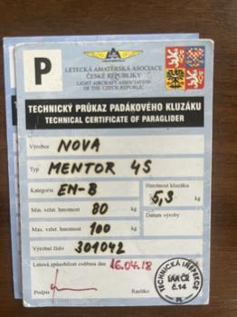 Nova Mentor 4 S 80-100kg Żadnego latania po piasku Drzewa nie Nie kąpany KT świeża KT ważna
