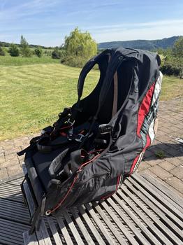 Mac Manix XL Used Reserve in an envelope Carbines Reserve from below Foam protector With bag