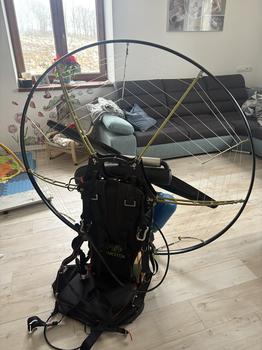 Spin FS 180 AL TALON Used Gas in left hand Battery Spare propeller With speed Moving rams