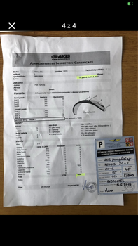 AXIS Venus SC L Listovaný Žádné SIV Nelétáno na písku Nevětveno Nekoupáno TK čerstvá TK platná