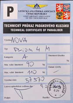 Nova Prion 4 90-110kg TK platná Nevětveno Listovaný Nekoupáno Žádné SIV S listovacím obalem