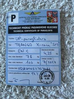 UP Trango X SM 78-100kg Listovaný TK čerstvá TK platná S listovacím obalem